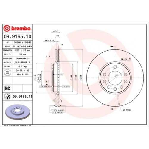 Disc frana