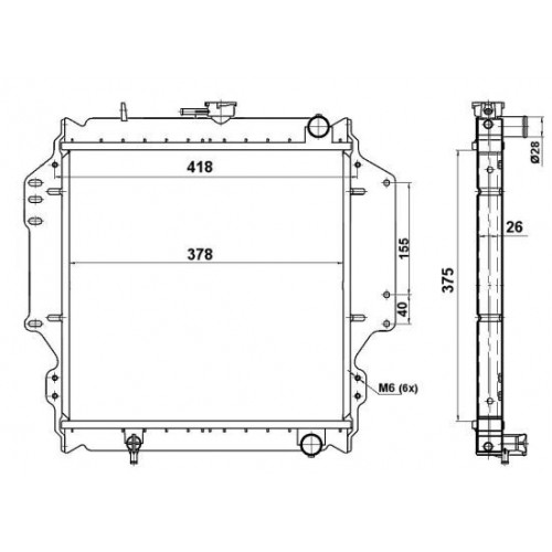 Radiator racire cu apa