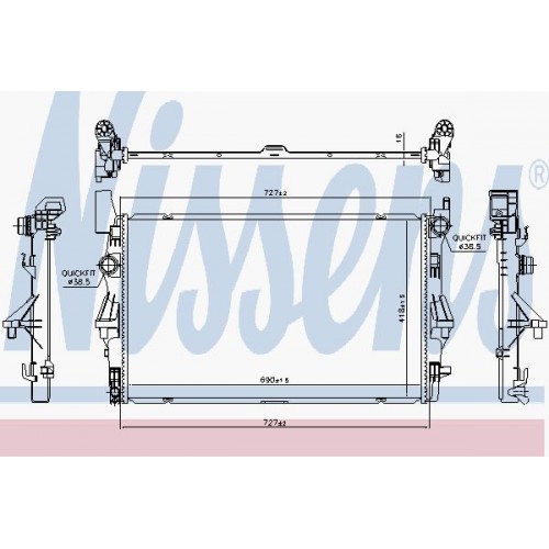 Radiator racire cu apa