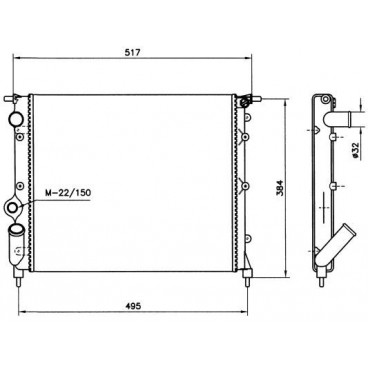 Radiator racire cu apa