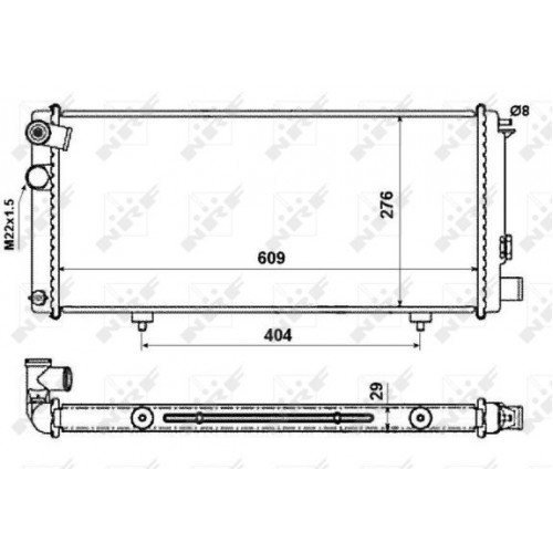 Radiator racire cu apa