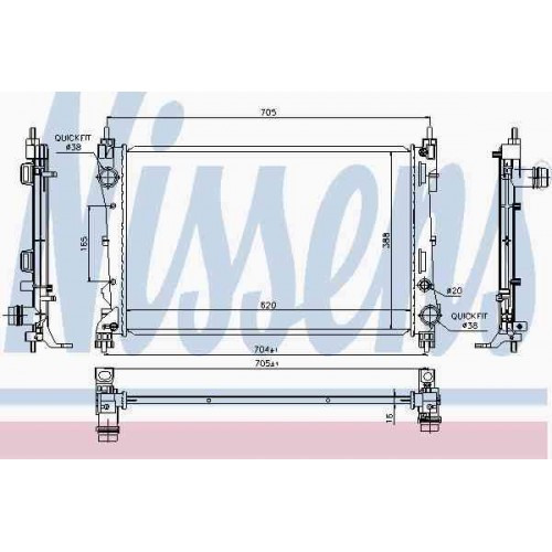 Radiator racire cu apa