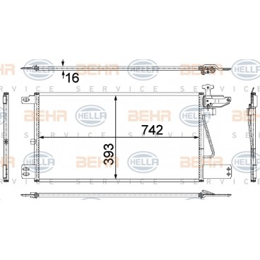 Radiator aer conditionat