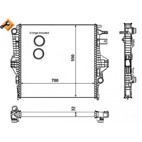 Radiator racire cu apa