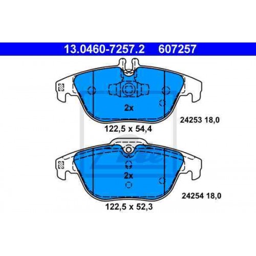 Set placute frana