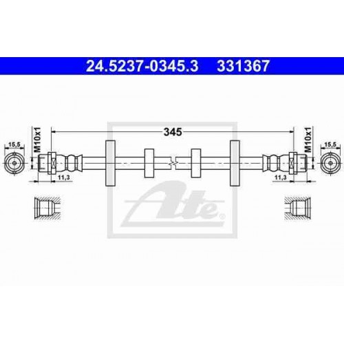 Furtun elastic frana