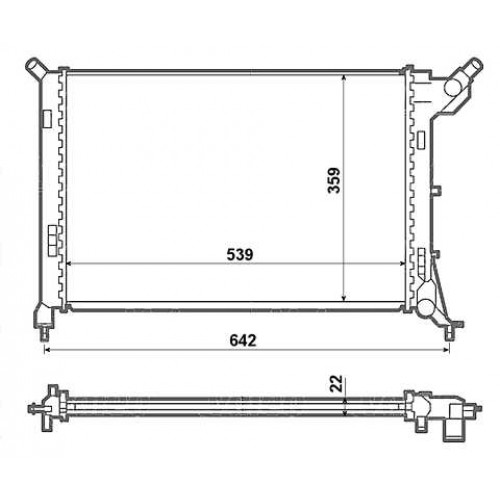 Radiator racire cu apa