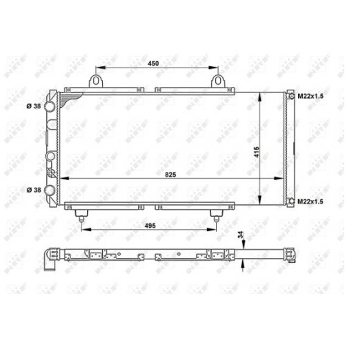 Radiator racire cu apa