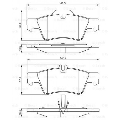 Set placute frana