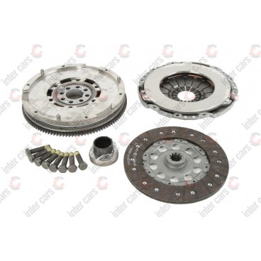 Clutch kit with dual mass flywheel and bearing