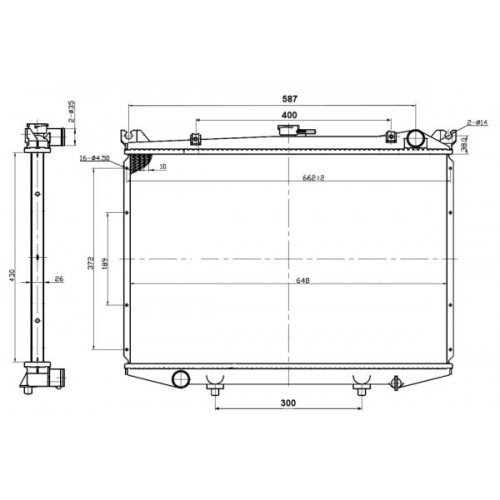 Radiator racire cu apa