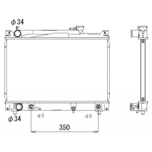 Radiator racire cu apa