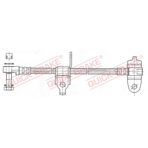 Furtun elastic frana