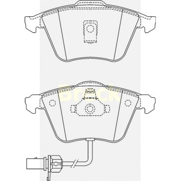 Set placute frana