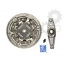 Clutch kit with dual mass flywheel and bearing