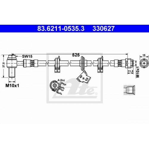 Furtun elastic frana