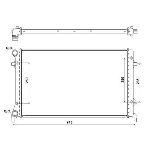 Radiator racire cu apa