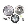 Clutch kit with dual mass flywheel and pneumatic bearing