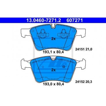 Set placute frana