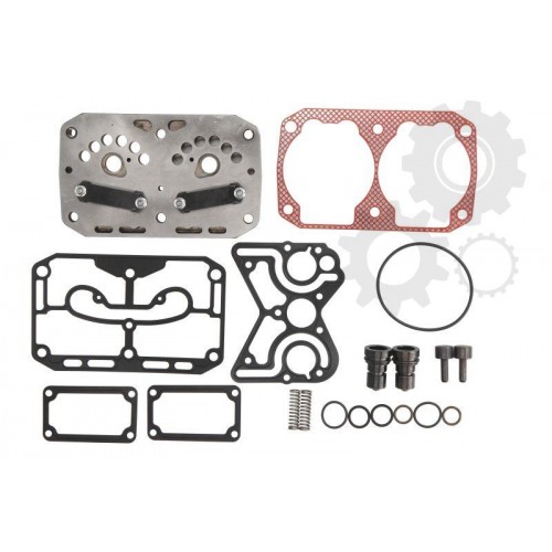 Compressor head intermediate plate