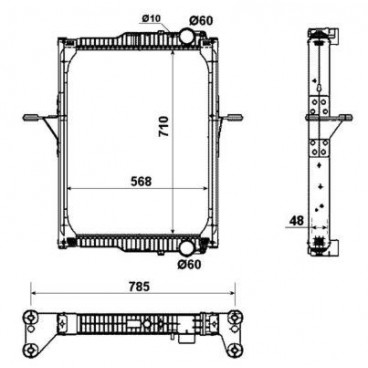 Radiator racire cu apa