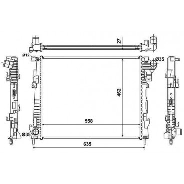 Radiator racire cu apa