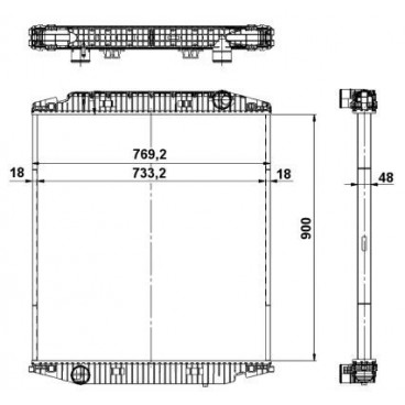 Radiator racire cu apa