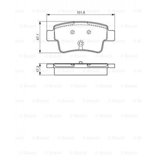 Set placute frana