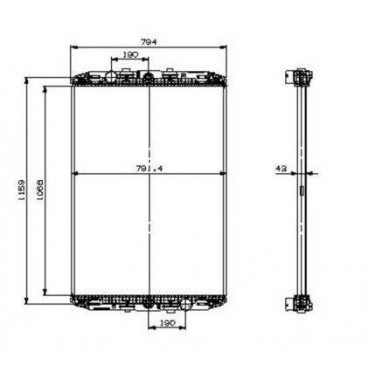 Radiator racire cu apa