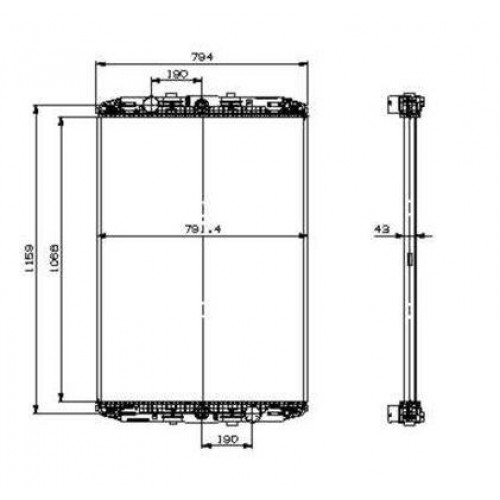 Radiator racire cu apa