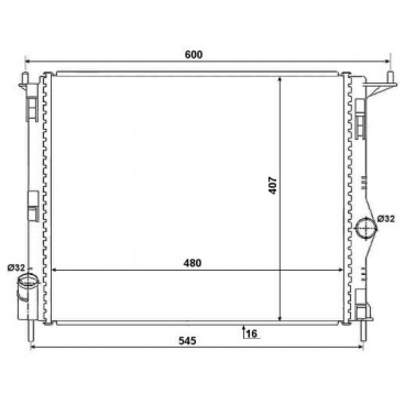 Radiator racire cu apa