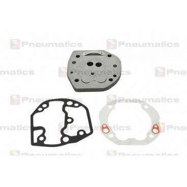 Compressor head intermediate plate