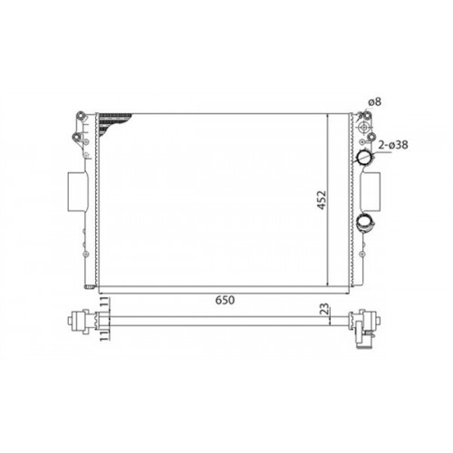 Radiator racire cu apa