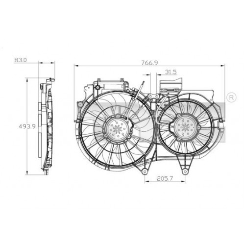 Ventilator radiator