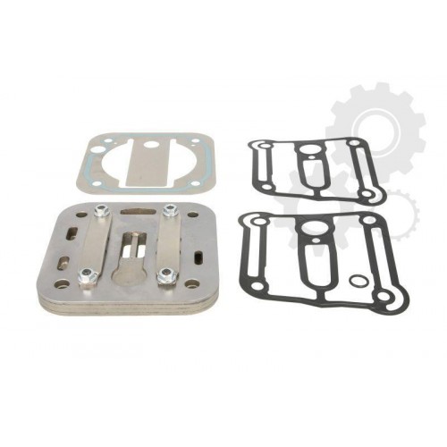 Compressor head intermediate plate