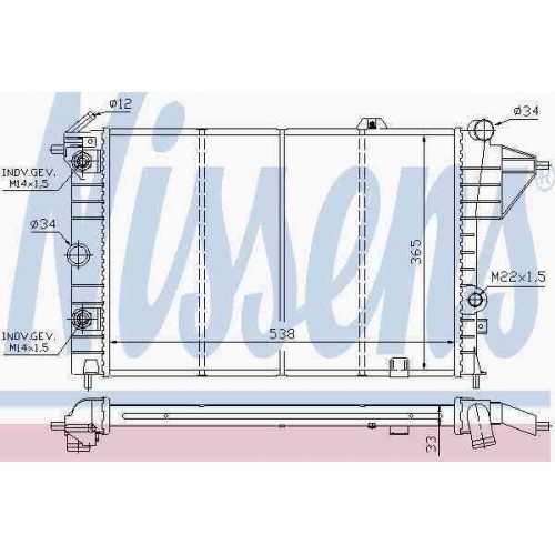 Radiator racire cu apa