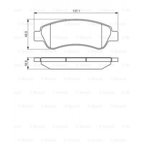 Set placute frana