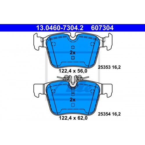 Set placute frana