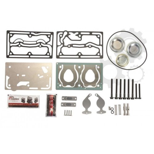 Compressor head intermediate plate