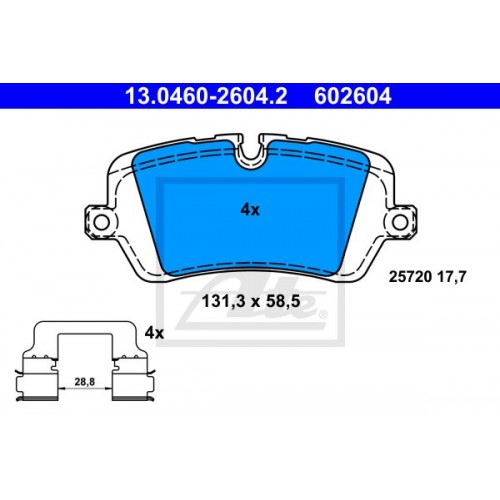 Set placute frana