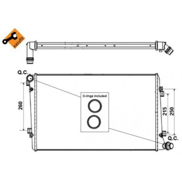 Radiator racire cu apa