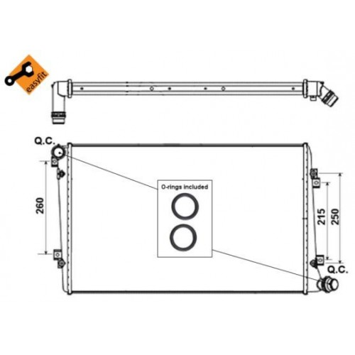 Radiator racire cu apa