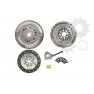 Clutch kit with dual mass flywheel and bearing