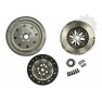 Clutch kit with dual mass flywheel and bearing