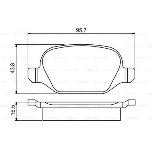 Set placute frana