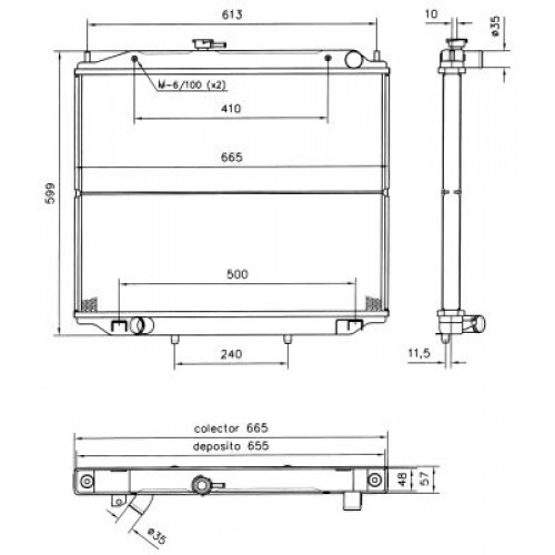 Radiator racire cu apa