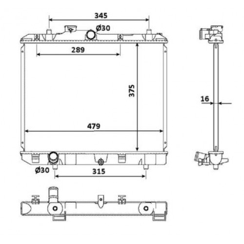 Radiator racire cu apa