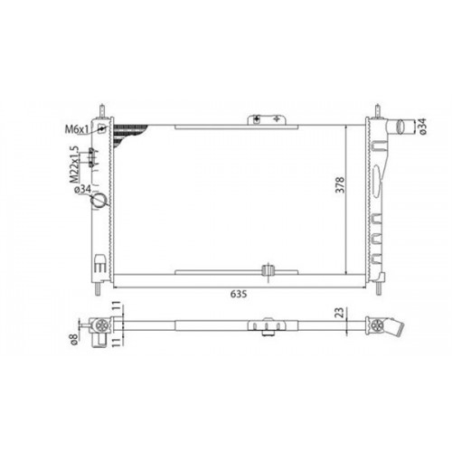 Radiator racire cu apa