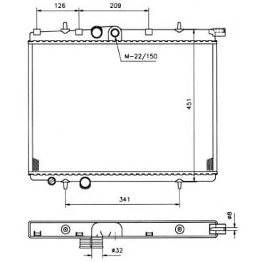 Radiator racire cu apa