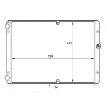 Radiator racire cu apa